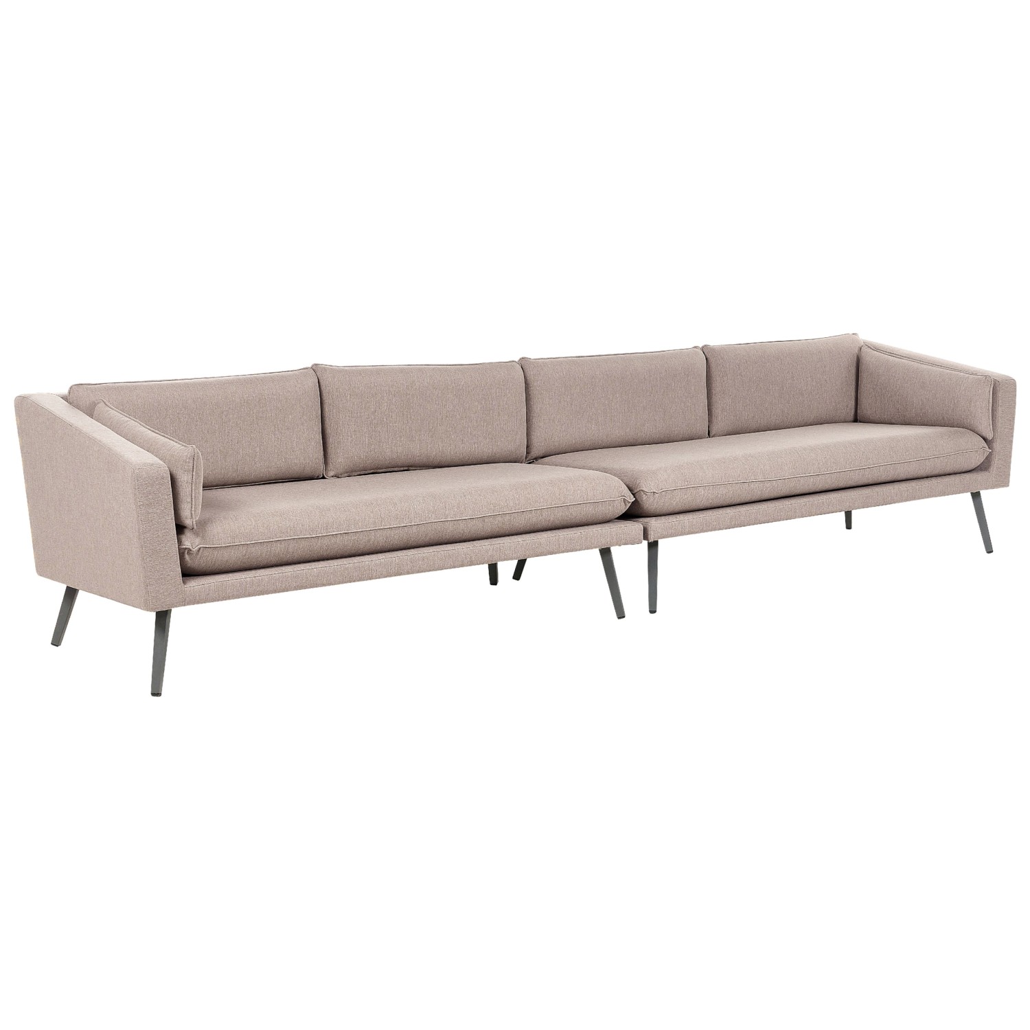 Beliani Gartensofa Beige Grau 76x320x70 Beliani Gartensofa Beige Grau 76x320x70 von BELIANI