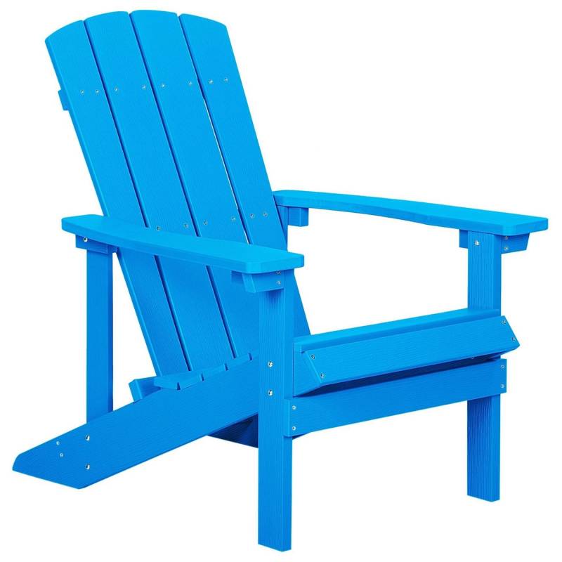 Beliani Gartenstuhl Blau 88x75x88 von BELIANI