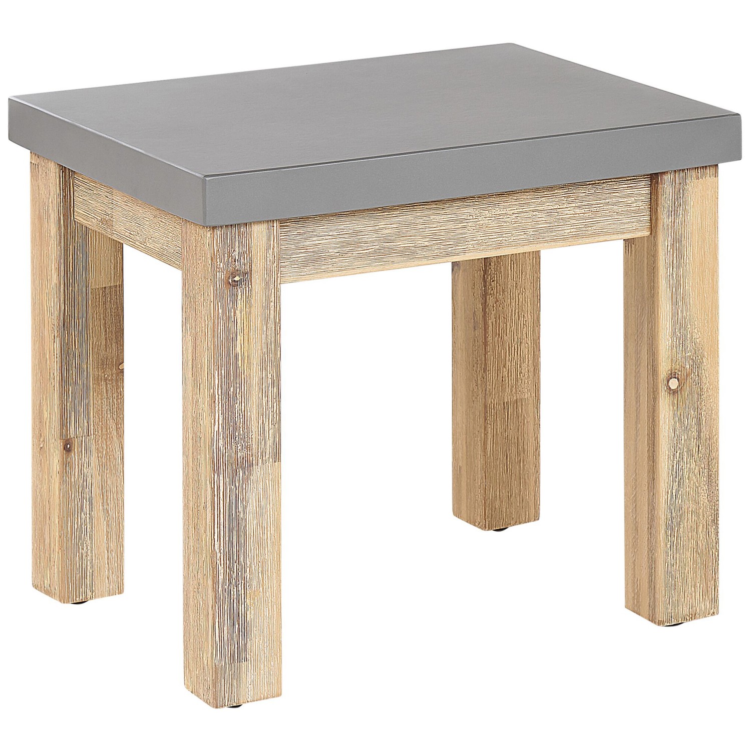 Beliani Gartenstuhl Grau Heller Holzfarbton 40x50x45 Beliani Gartenstuhl Grau Heller Holzfarbton 40x50x45 von BELIANI