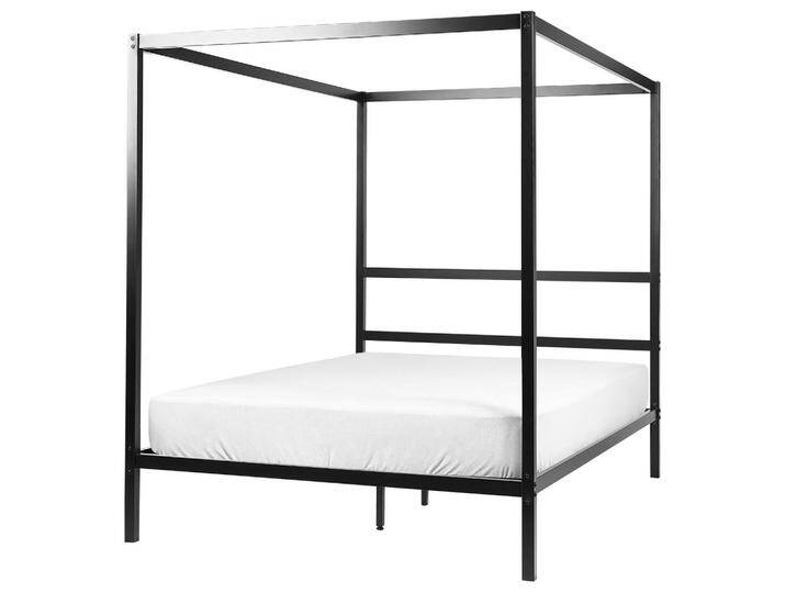 Beliani HIMMELBETT, Schwarz, Metall, 140x200 cm, Schlafzimmer, Betten von BELIANI