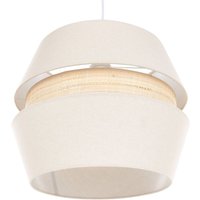 Hängeleuchte Natürlich Papierschirm Oval mit Blauen Fransen Langes Kabel Retro Design Beleuchtung Leuchte Esszimmer Schlafzimmer Wohnzimmer Hängeleuchte Natürlich Papierschirm Oval mit Blauen Fransen Langes Kabel Retro Design Beleuchtung Leuchte Esszimmer Schlafzimmer Wohnzimmer von BELIANI