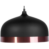 Beliani - Hängeleuchte Schwarz und Kupfer Metall mit Schirm in Glockenform Modernes Design Beliani - Hängeleuchte Schwarz und Kupfer Metall mit Schirm in Glockenform Modernes Design von BELIANI