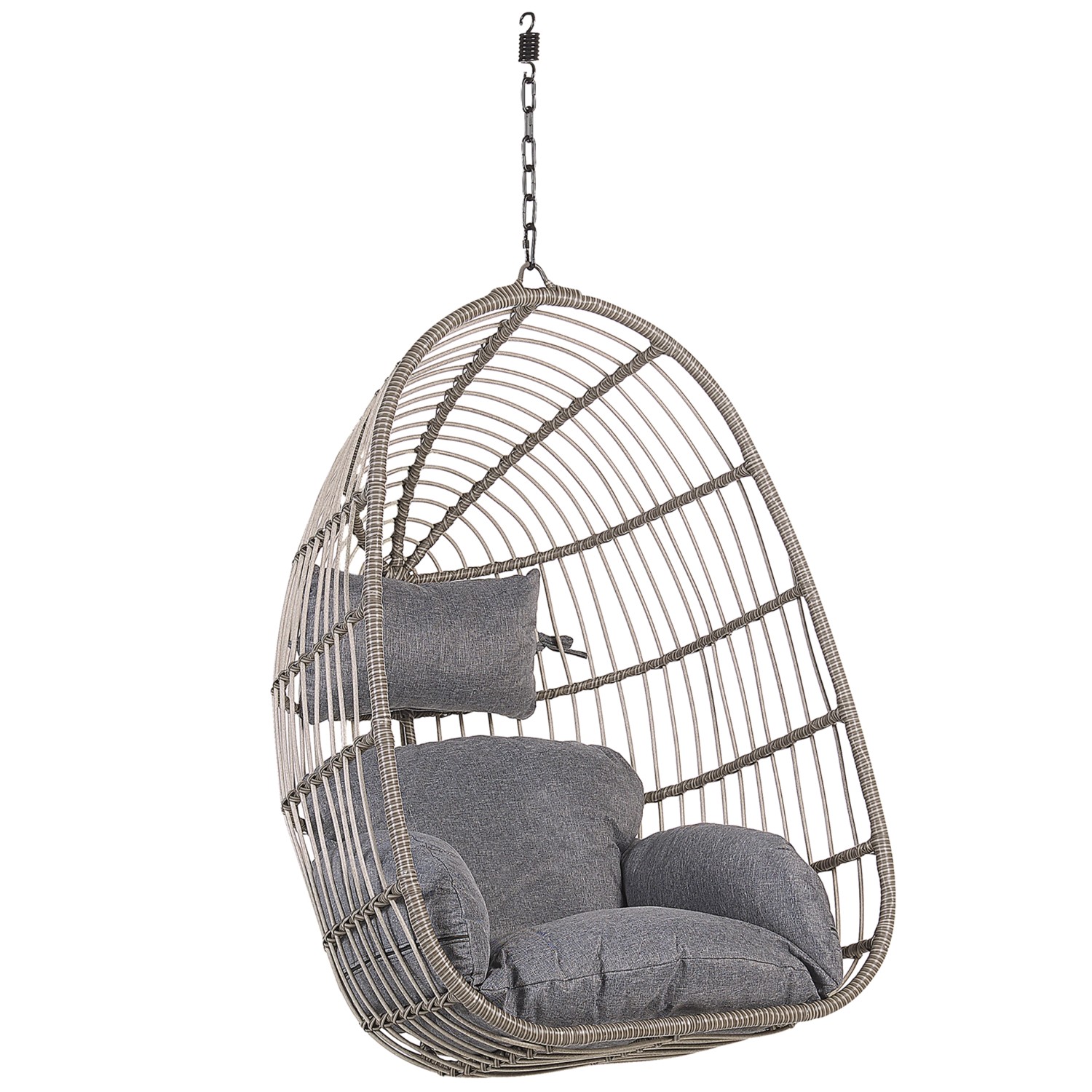 Beliani Hängesessel Grau 70x84x113 Beliani Hängesessel Grau 70x84x113 von BELIANI