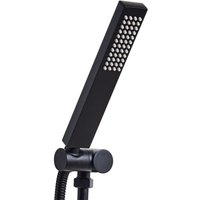 Beliani - Handbrause Schwarz Metall Rechteckig Stab 1 Strahlart Modern Klassisch Duschkopf Badezimmer Stabhandbrause Stabbrause Beliani - Handbrause Schwarz Metall Rechteckig Stab 1 Strahlart Modern Klassisch Duschkopf Badezimmer Stabhandbrause Stabbrause von BELIANI