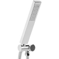 Beliani - Handbrause Silber Metall Rechteckig Stab 1 Strahlart Modern Klassisch Duschkopf Badezimmer Stabhandbrause Stabbrause Beliani - Handbrause Silber Metall Rechteckig Stab 1 Strahlart Modern Klassisch Duschkopf Badezimmer Stabhandbrause Stabbrause von BELIANI