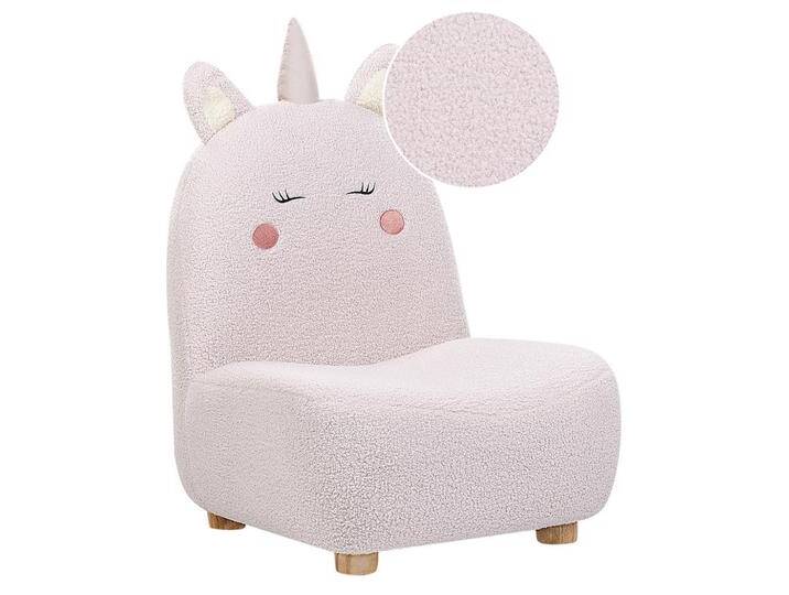 Beliani KINDERSESSEL, Hellbraun, Pink, 1-Sitzer, 50x75x54 cm, Kinder- & Jugendzimmer, Kindermöbel, Kindersitzmöbel & -tische, Kindersessel & -sofas von BELIANI