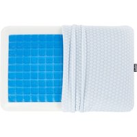 Kopfkissen Weiß Memory Foam Gel Klimafaser Aloe Vera Rechteckig 60 x 40 cm Konturkissen Ortopädisch Schlafzimmer von BELIANI