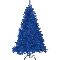 Weihnachtsbaum 180 cm Blau aus Kunststoff mit Ständer Weihnachtszeit Weihnachten Wohnzimmer Modern - Blau von BELIANI