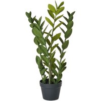 Beliani - Kunstpflanze Grün und Schwarz Kunststoff 76 cm Dekoration Badezimmer Wohnzimmer Schlafzimmer Indoor Künstliche Pflanze Zimmerpflanze im Topf Beliani - Kunstpflanze Grün und Schwarz Kunststoff 76 cm Dekoration Badezimmer Wohnzimmer Schlafzimmer Indoor Künstliche Pflanze Zimmerpflanze im Topf von BELIANI