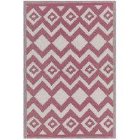 Outdoor u. Indoor Teppich Rosa Polypropylene 120 x 180 cm mit modernę Muster Rechteckig Kurzflor Gartenaccessoires Terrasse Balkon Wohnzimmer Outdoor u. Indoor Teppich Rosa Polypropylene 120 x 180 cm mit modernę Muster Rechteckig Kurzflor Gartenaccessoires Terrasse Balkon Wohnzimmer von BELIANI