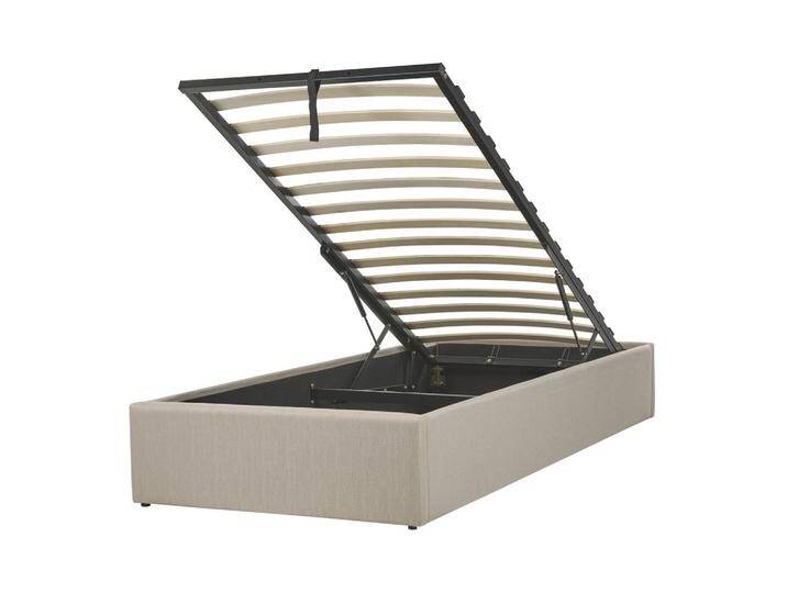 Beliani POLSTERBETT, Beige, 90x200 cm, Schlafzimmer, Betten, Polsterbetten von BELIANI