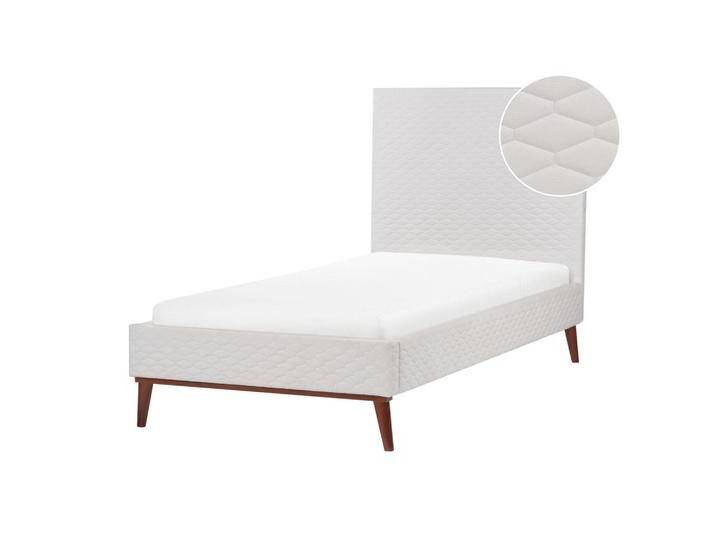 Beliani POLSTERBETT, Creme, 90x200 cm, Schlafzimmer, Betten, Polsterbetten von BELIANI