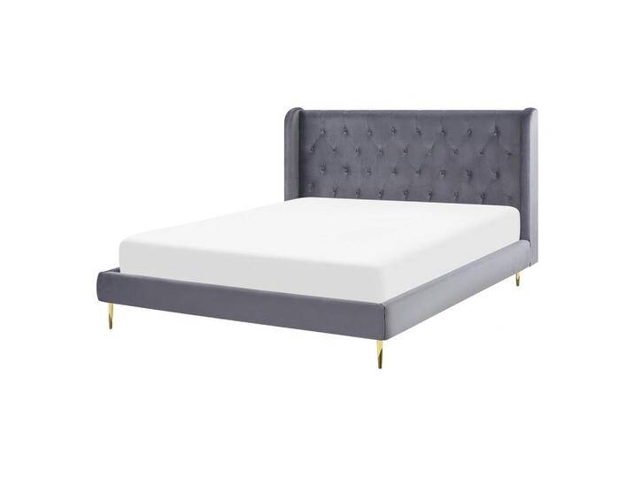 Beliani POLSTERBETT, Grau, 140x200 cm, Schlafzimmer, Betten, Polsterbetten von BELIANI