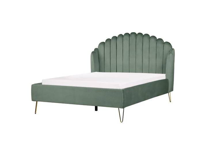Beliani POLSTERBETT, Grün, 140x200 cm, Schlafzimmer, Betten, Polsterbetten von BELIANI