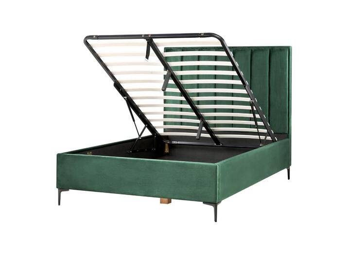 Beliani POLSTERBETT, Grün, 140x200 cm, Schlafzimmer, Betten, Polsterbetten von BELIANI