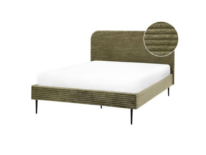 Beliani POLSTERBETT, Grün, 140x200 cm, Schlafzimmer, Betten von BELIANI