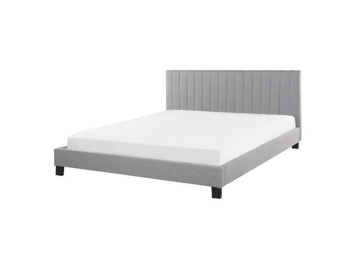 Beliani POLSTERBETT, Hellgrau, 140x200 cm, Schlafzimmer, Betten, Polsterbetten von BELIANI