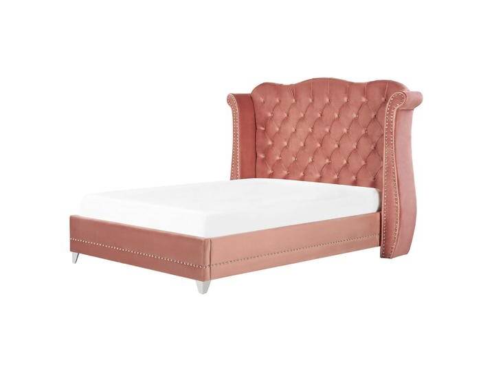 Beliani POLSTERBETT, Pink, 140x200 cm, Schlafzimmer, Betten, Polsterbetten von BELIANI