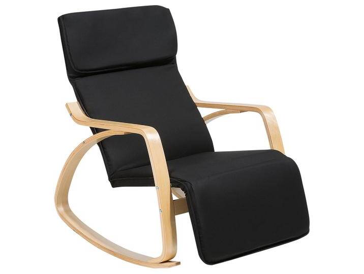 Beliani SCHAUKELSESSEL, Schwarz, 1-Sitzer, 68x96x82 cm, Wohnzimmer, Sessel, Schaukelstühle von BELIANI