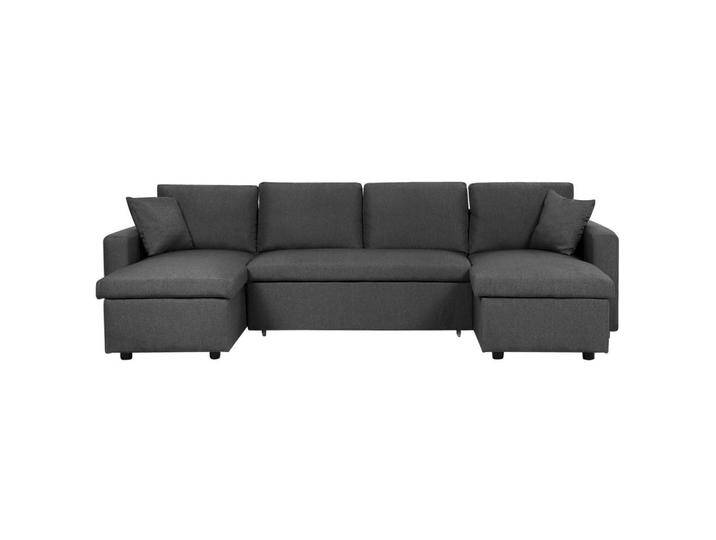 Beliani SCHLAFSOFA, Dunkelgrau, 5-Sitzer, U-Form, 287x86x147 cm, Wohnzimmer, Sofas & Couches, Wohnlandschaften, Wohnlandschaften in U-Form Beliani SCHLAFSOFA, Dunkelgrau, 5-Sitzer, U-Form, 287x86x147 cm, Wohnzimmer, Sofas & Couches, Wohnlandschaften, Wohnlandschaften in U-Form von BELIANI