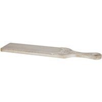 Servierbrett Hellbraun Mangoholz Antik-Optik Rechteckig 62 x 14 cm mit Griff Rustikaler Stil Kuchenplatte Kuchenbrett Käseplatte Wurstplatte von BELIANI