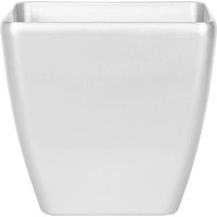 Beliani - Blumentopf Silber 50 x 50 x 48 cm aus Faser-Mischung mit glänzendem Finish Modernes Design Beliani - Blumentopf Silber 50 x 50 x 48 cm aus Faser-Mischung mit glänzendem Finish Modernes Design von BELIANI