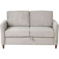 Beliani - Sofa Grau aus Stoff 2-Sitzer Gepolstert mit Stauraum für 2 Personen Modernes Retro Design Couch Wohnzimmermöbel Beliani - Sofa Grau aus Stoff 2-Sitzer Gepolstert mit Stauraum für 2 Personen Modernes Retro Design Couch Wohnzimmermöbel von BELIANI