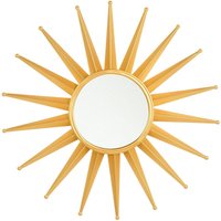 Wandspiegel Gold ø 60 cm Gold Sonnenoptik Elegant Modern - Gold von BELIANI