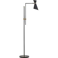 Stehlampe Schwarz 155 bis 180 cm Elegant Modern Verstellbar für Wohnzimmer Schlafzimmer Flur - Gold von BELIANI