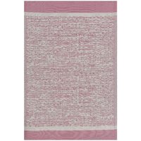 Beliani - Teppich Rosa/Weiß Polypropylene 120 x 180 cm Outdoor Indoor Matte mit modernem Muster Rechteckig Kurzflor Gartenaccessoires Terrasse von BELIANI