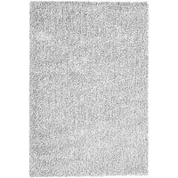 Teppich Grau Meliert Polyester 140 x 200 cm Rechteckig Hochflor Modern Maschinengetuftet Fußbodenheizung Geeignet Wohnzimmer Schlafzimmer - Grau von BELIANI