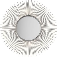 Beliani - Wandspiegel Silber ø 80 cm Rund Mandala Glamour Modern - Silber von BELIANI