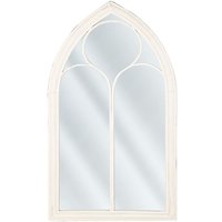 Beliani - Wandspiegel Weiß 62 x 113 cm in Fensteroptik Elegant Romantisch - Weiß von BELIANI