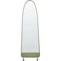 Beliani - Wandspiegel aus Eisen Grün Glas 45 x 146 cm Oval Hängend Dekor Modern Minimalistisch Wohnzimmer Schlafzimmer Flur Beliani - Wandspiegel aus Eisen Grün Glas 45 x 146 cm Oval Hängend Dekor Modern Minimalistisch Wohnzimmer Schlafzimmer Flur von BELIANI