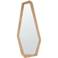 Beliani - Wandspiegel zum Aufhängen hellbrauner Holzrahmen großer Spiegel Schlafzimmer Wohnzimmer Flur moderner Stil Beliani - Wandspiegel zum Aufhängen hellbrauner Holzrahmen großer Spiegel Schlafzimmer Wohnzimmer Flur moderner Stil von BELIANI