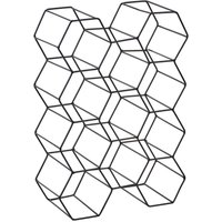 Weinregal Schwarz Eisen Metall 46 x 32 x 15 cm für 11 Weinflaschen Industrial Style Modernes Design Weinständer für Küche Esszimmer von BELIANI