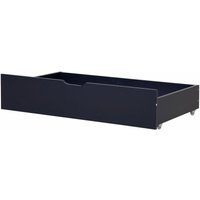 Beliani - Bettschublade 2er Set Marineblau Kiefernholz auf Rollen Skandi Bettschubkästen Bettschubladen Unterbettschublade Schlafzimmer Ausstattung von BELIANI