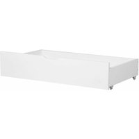 Bettschublade 2er Set Weiß Kiefernholz auf Rollen Skandi Bettschubkästen Bettschubladen Unterbettschublade Schlafzimmer Ausstattung Bettschublade 2er Set Weiß Kiefernholz auf Rollen Skandi Bettschubkästen Bettschubladen Unterbettschublade Schlafzimmer Ausstattung von BELIANI