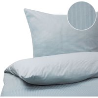 Bettwäsche Set Grau Streifen Baumwolle 3-teilig Überlänge für Doppelbett 200x220 cm 2 Kopfkissenbezüge und Deckenbezug mit Knopfverschluss Bettwäsche Set Grau Streifen Baumwolle 3-teilig Überlänge für Doppelbett 200x220 cm 2 Kopfkissenbezüge und Deckenbezug mit Knopfverschluss von BELIANI