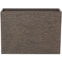 Blumenkübel EDESSA 70 cm Dunkelbraun von BELIANI