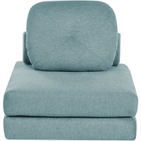Bodensofa Mintgrün aus Stoff 1-Sitzer mit Schlaffunktion Ausklappbar Kissen Modern für Wohnzimmer Schlafzimmer Kinderzimmer Gästezimmer Bodensofa Mintgrün aus Stoff 1-Sitzer mit Schlaffunktion Ausklappbar Kissen Modern für Wohnzimmer Schlafzimmer Kinderzimmer Gästezimmer von BELIANI