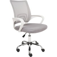 Beliani - Bürostuhl Hellgrau aus Stoff Höhenverstellbar Drehbar Wipp Funktion Modernes Design Schreibtischstuhl Drehstuhl für Home Office Büro von BELIANI