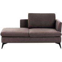 Chaiselongue Braun aus Stoff Rechtsseitig mit Kissen Metallbeinen Gepolstert Elegant Klassisch Modern Récamiere Wohnzimmermöbel Chaiselongue Braun aus Stoff Rechtsseitig mit Kissen Metallbeinen Gepolstert Elegant Klassisch Modern Récamiere Wohnzimmermöbel von BELIANI