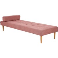 Chaiselongue Rosa Curio-Stoffbezug Gesteppt mit Kissen Metallgestell Modern Liegesessel Relaxliege für Wohnzimmer Schlafzimmer Indoor Chaiselongue Rosa Curio-Stoffbezug Gesteppt mit Kissen Metallgestell Modern Liegesessel Relaxliege für Wohnzimmer Schlafzimmer Indoor von BELIANI