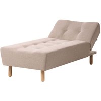 Chaiselongue Universal Beige Stoffbezug Gesteppt mit Schlaffunktion Verstellbare Rückenlehne Holzfüße Retro-Design Wohnzimmer Ausstattung Chaiselongue Universal Beige Stoffbezug Gesteppt mit Schlaffunktion Verstellbare Rückenlehne Holzfüße Retro-Design Wohnzimmer Ausstattung von BELIANI