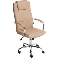 Chefsessel WINNER Kunstleder Sandbeige von BELIANI