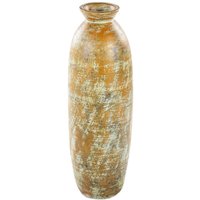 Dekorative Vase mehrfarbig aus Terrakotta handgefertigt natürlich Stil für Trockenblumen - Gold von BELIANI