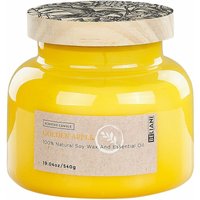 Duftkerze Gelb Sojawachs und Ätherisches Öl mit Baumwolldocht im Glas mit Deckel Vogelmotiv Duftnote: Goldener Apfel Geschenkidee Dekoidee Duftkerze Gelb Sojawachs und Ätherisches Öl mit Baumwolldocht im Glas mit Deckel Vogelmotiv Duftnote: Goldener Apfel Geschenkidee Dekoidee von BELIANI