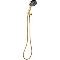 Duschkopf mit Brauseschlauch Gold ABS Edelstahl 5 Strahlarten Modern Klassisch Handbrause Set für Badezimmer Dusche von BELIANI