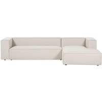Ecksofa Beige Stoff L-förmig 3-Sitzer Sofa mit Chaiselongue Linksseitig Wohnzimmermöbel Modern Wohnzimmer Ausstattung Wohnecke Sitzecke Ecksofa Beige Stoff L-förmig 3-Sitzer Sofa mit Chaiselongue Linksseitig Wohnzimmermöbel Modern Wohnzimmer Ausstattung Wohnecke Sitzecke von BELIANI